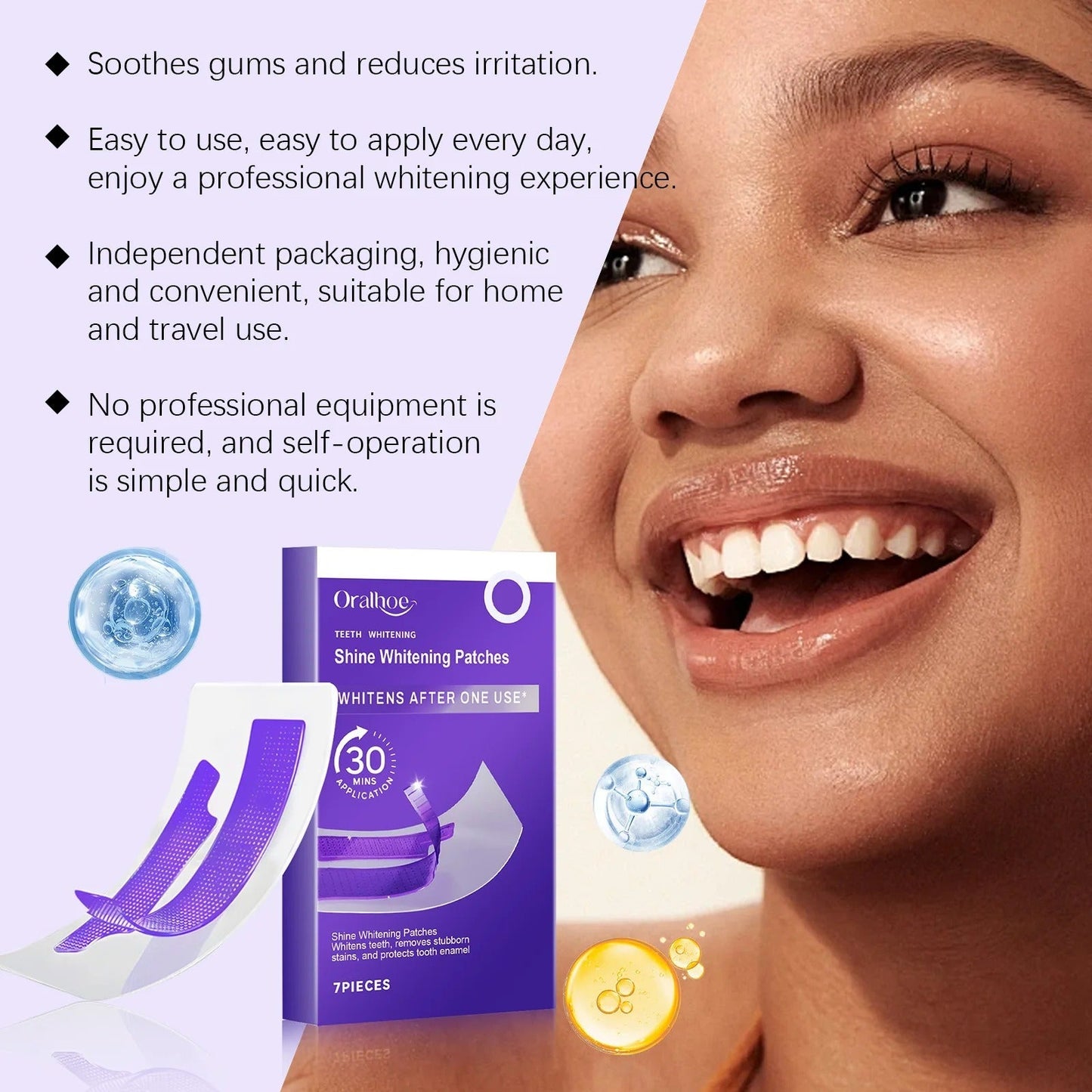7 - Day Teeth Whitening Strips – Bright Smile at Home - Teeth Whitening - Sunvera Jolie