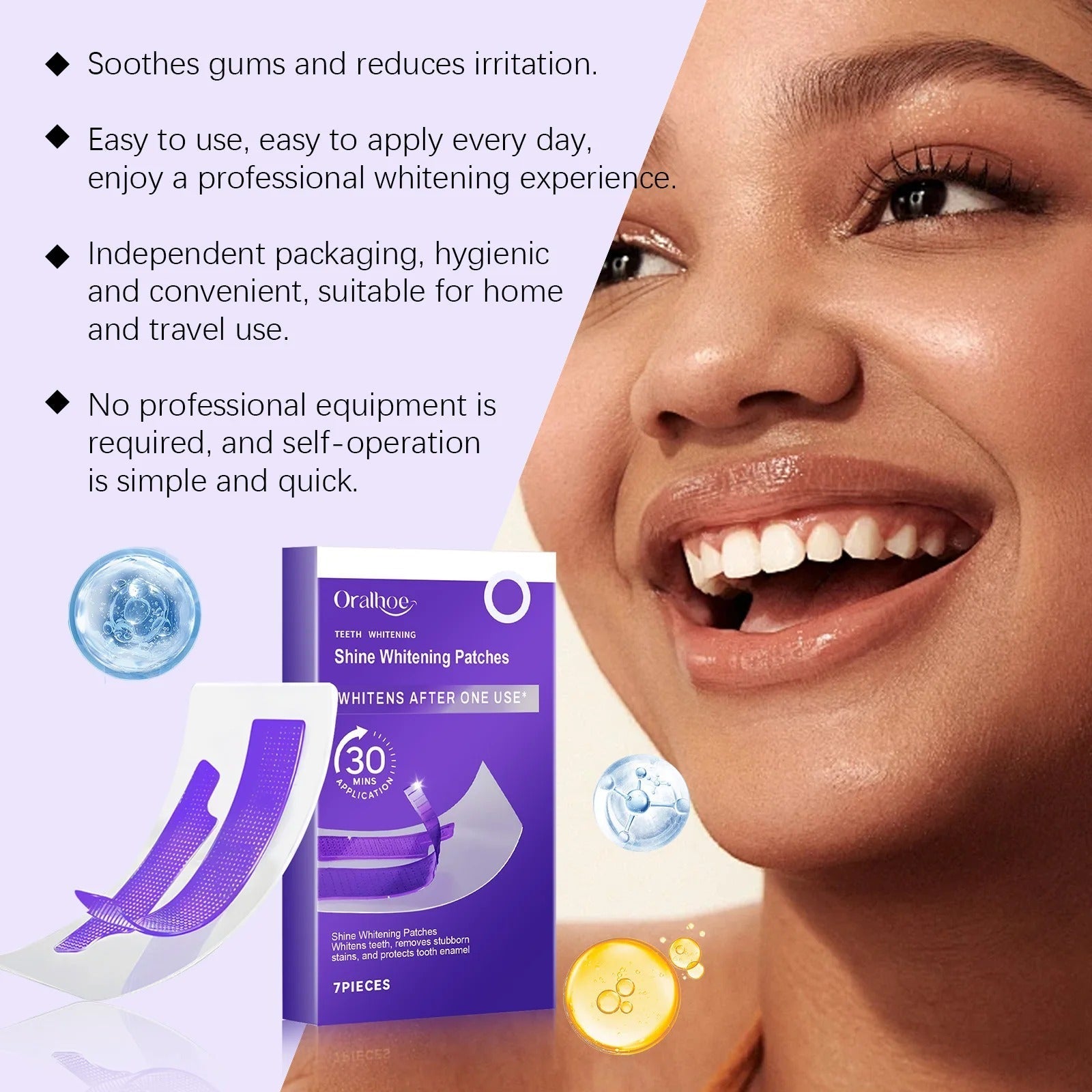 7 - Day Teeth Whitening Strips – Bright Smile at Home - Teeth Whitening - Sunvera Jolie