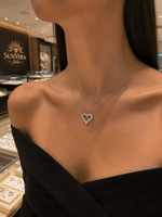 Eternal Heart Moissanite Necklace - Necklace - Sunvera Jolie