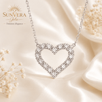 Eternal Heart Moissanite Necklace - Necklace - Sunvera Jolie