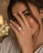 Eternal Rose Gold Moissanite Ring — SunVera Jolie - Ring - Sunvera Jolie
