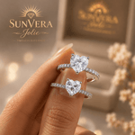 Eternal Rose Gold Moissanite Ring — SunVera Jolie - Ring - Sunvera Jolie