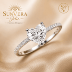 Eternal Rose Gold Moissanite Ring — SunVera Jolie - Ring - Sunvera Jolie