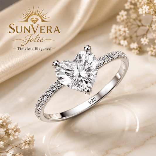 Eternal Rose Gold Moissanite Ring — SunVera Jolie - Ring - Sunvera Jolie