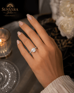 Eternal Rose Gold Moissanite Ring — SunVera Jolie - Ring - Sunvera Jolie