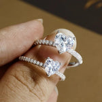 Eternal Rose Gold Moissanite Ring — SunVera Jolie - Ring - Sunvera Jolie