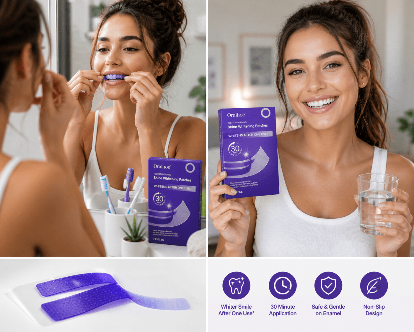 SmilePro Teeth Whitening Strips - Teeth Whitening - Sunvera Jolie