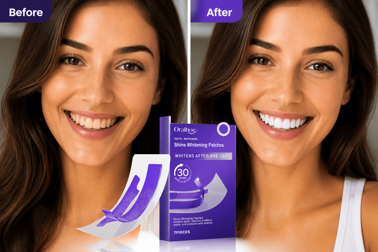 SmilePro Teeth Whitening Strips - Teeth Whitening - Sunvera Jolie