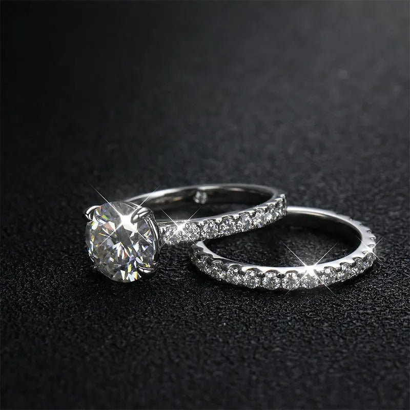 SunVera Jolie – Eternal Shine Moissanite Ring | Timeless Elegance - Jewelry - Sunvera Jolie