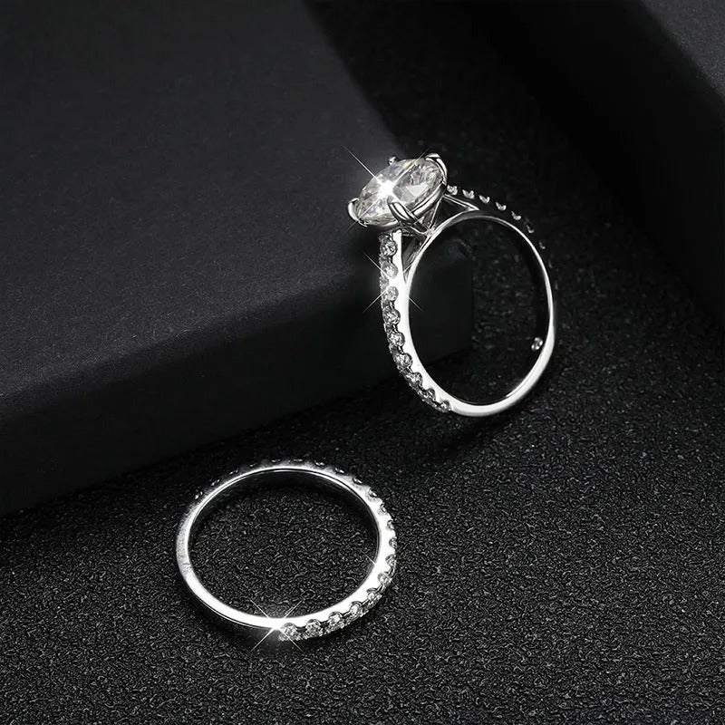 SunVera Jolie – Eternal Shine Moissanite Ring | Timeless Elegance - Jewelry - Sunvera Jolie