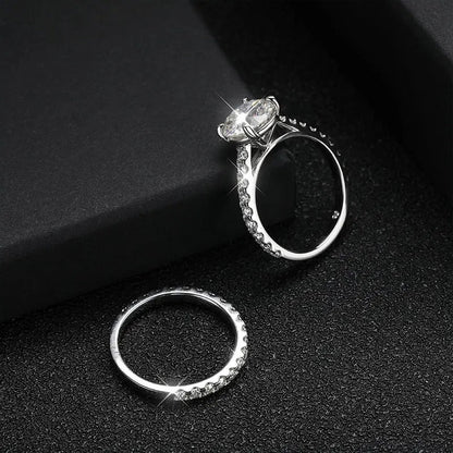 SunVera Jolie – Eternal Shine Moissanite Ring | Timeless Elegance - Jewelry - Sunvera Jolie