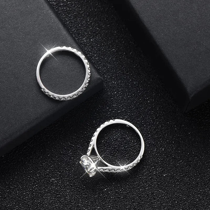 SunVera Jolie – Eternal Shine Moissanite Ring | Timeless Elegance - Jewelry - Sunvera Jolie