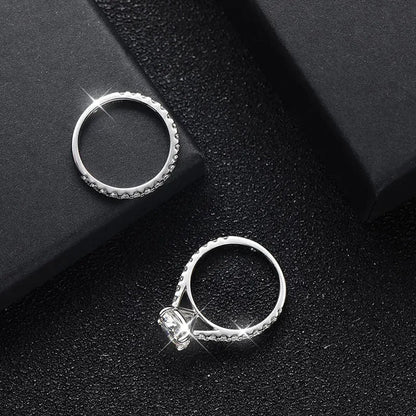 SunVera Jolie – Eternal Shine Moissanite Ring | Timeless Elegance - Jewelry - Sunvera Jolie