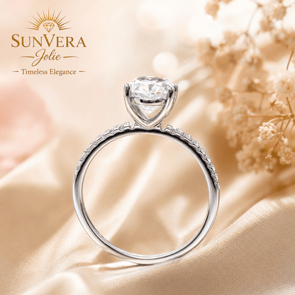 SunVera Jolie – Lumière Oval Moissanite Ring | Luxury Edition - Jewelry - Sunvera Jolie