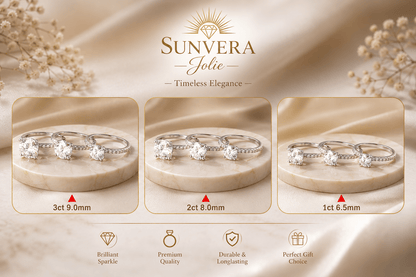 SunVera Jolie Rose Gold Eternity Ring - Jewelry - Sunvera Jolie