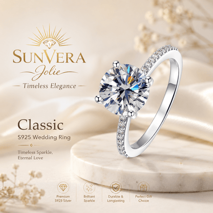SunVera Jolie Rose Gold Eternity Ring - Jewelry - Sunvera Jolie