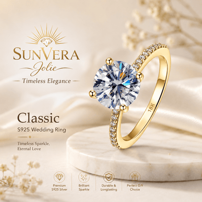 SunVera Jolie Rose Gold Eternity Ring - Jewelry - Sunvera Jolie