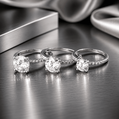 SunVera Jolie Rose Gold Eternity Ring - Jewelry - Sunvera Jolie